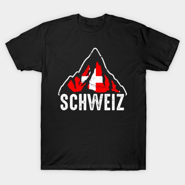 Switzerland Mountain Matterhorn T-Shirt by Mila46